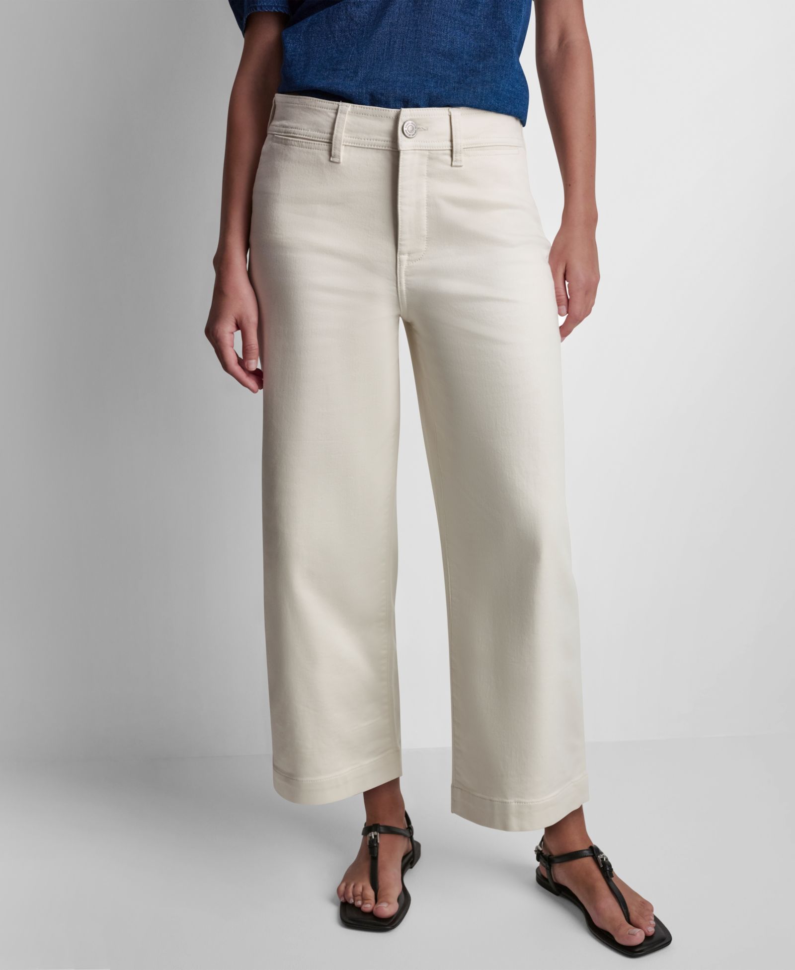 DKNY Jeans Petite High-Rise Stretch Ankle Pants