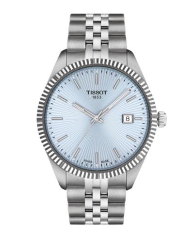 Мужские часы Tissot Ice Blue Dial Silver Tone Stainless Steel, 40mm