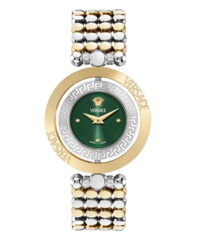 Versace Women's Eon Two-Tone Stainless Steel Bracelet Watch, 33.6mm