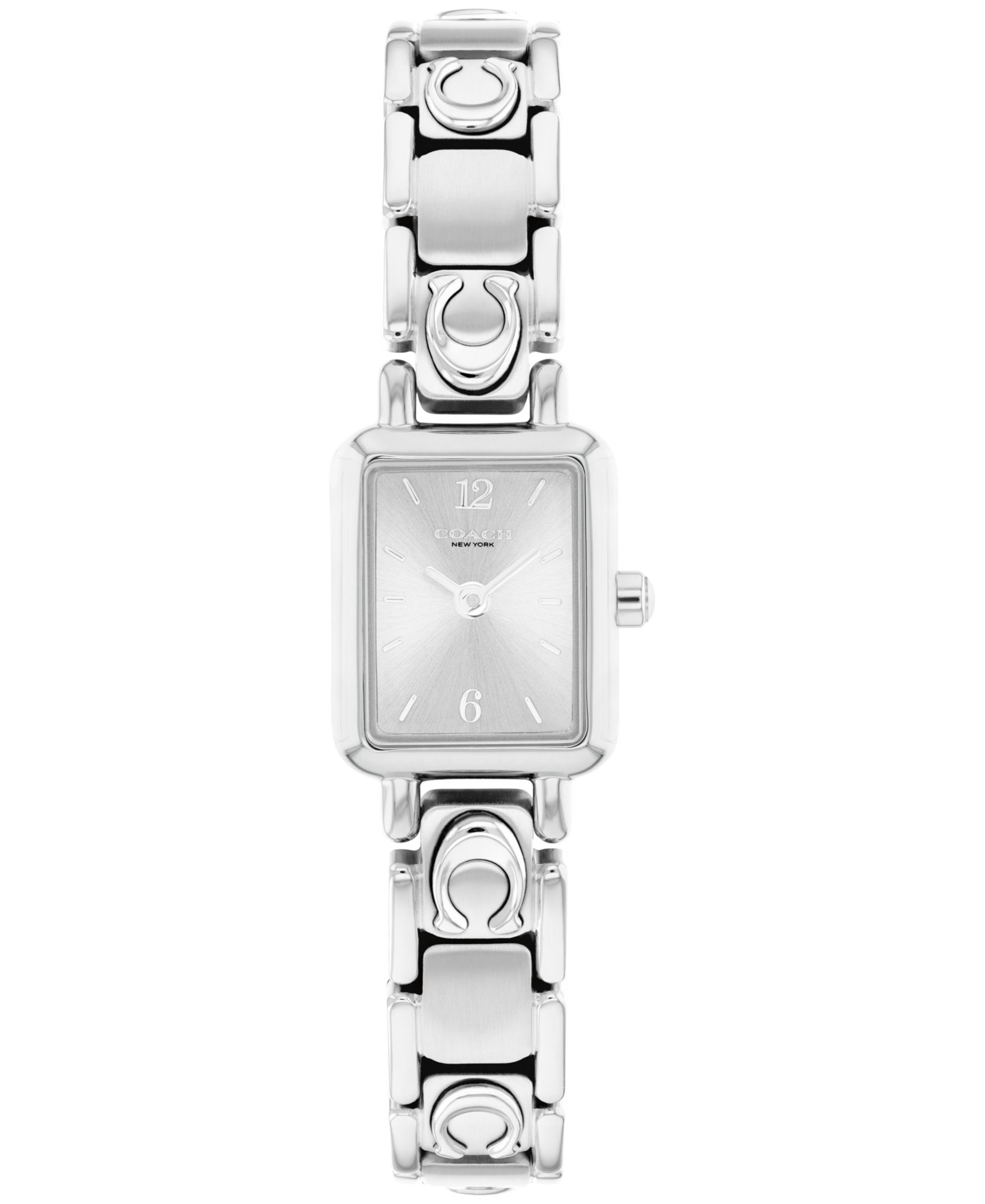 Женские часы COACH Mara Silver Tone Stainless Steel Bracelet Watch 15.5mm