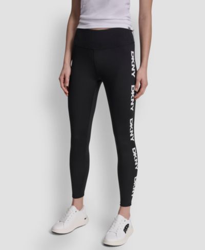 DKNY Sport Women's High-Waist Repeat Logo Leggings