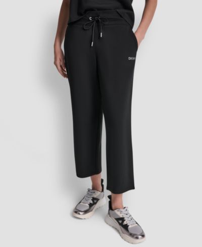 DKNY Sport Женские укороченные брюки с металлическим логотипом Bubble