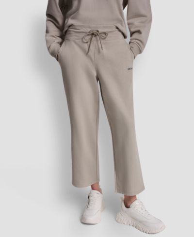 DKNY Sport Women's Metallic Bubble Logo Crop Pants