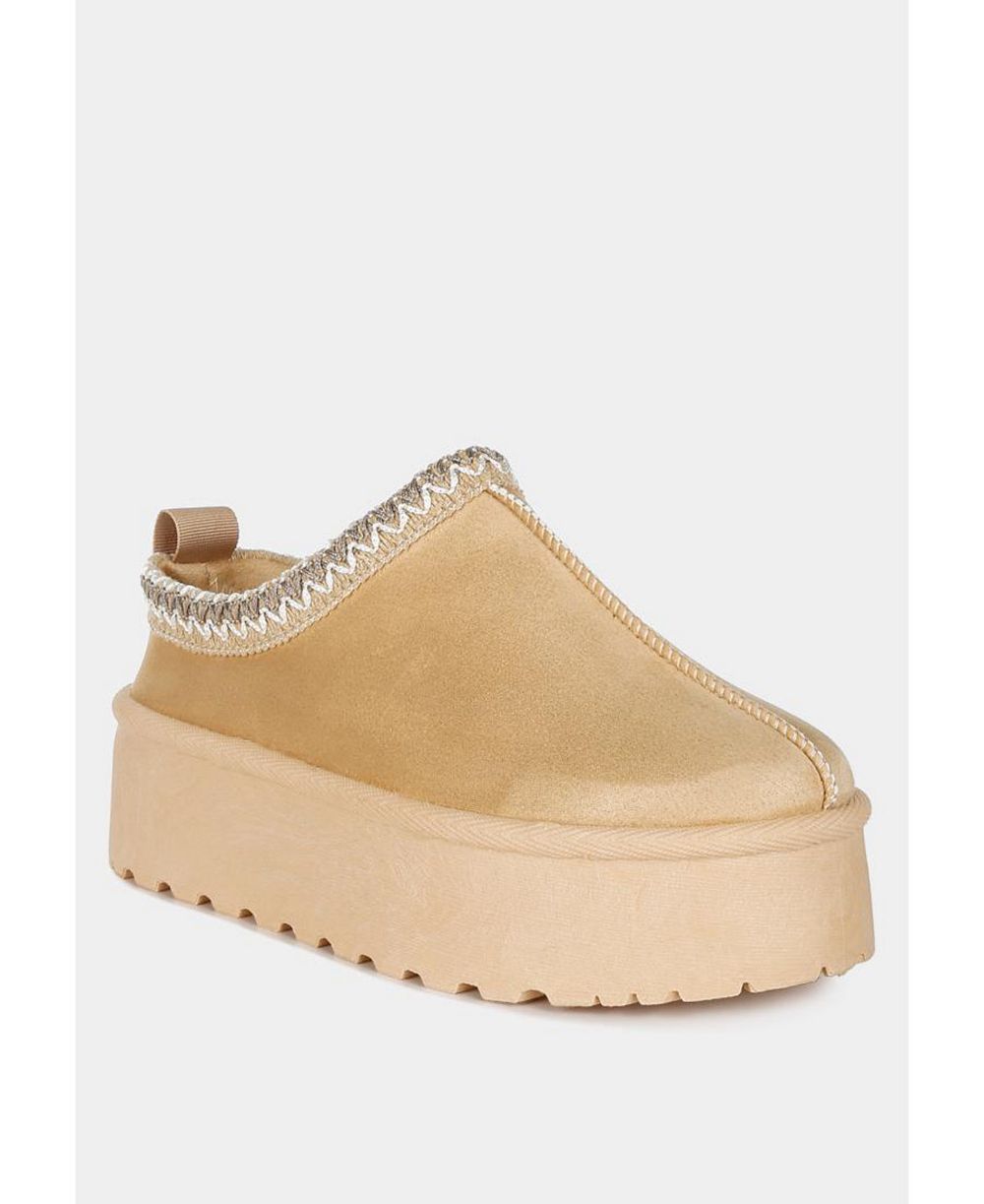 London Rag Women's Jesters Embroidered Platform Classic Slip-On