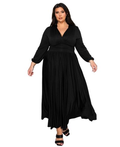 Платье L I V D Plus Size Solene Empire Waist
