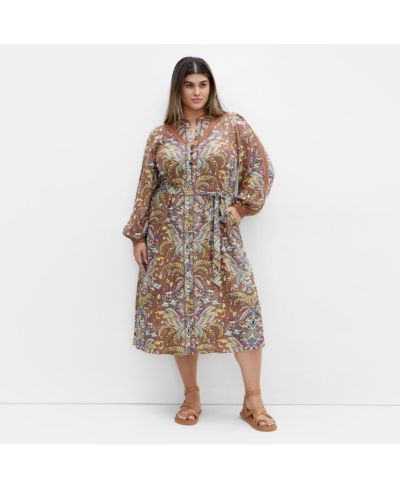 CITY CHIC Платье Plus Size с принтом Mysteria