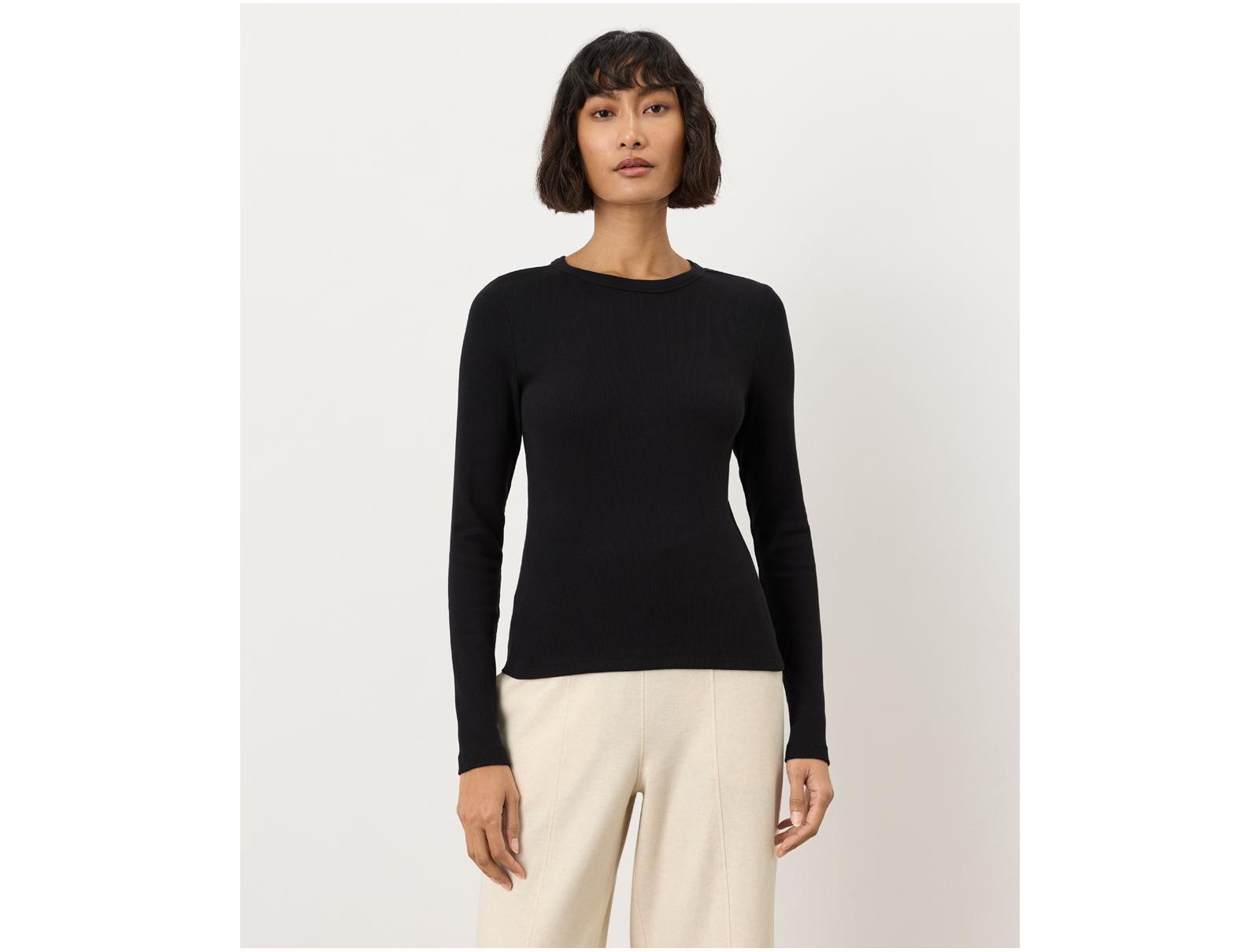 Длинный рукав Pact Women's Organic Cotton Perfect Rib Layering