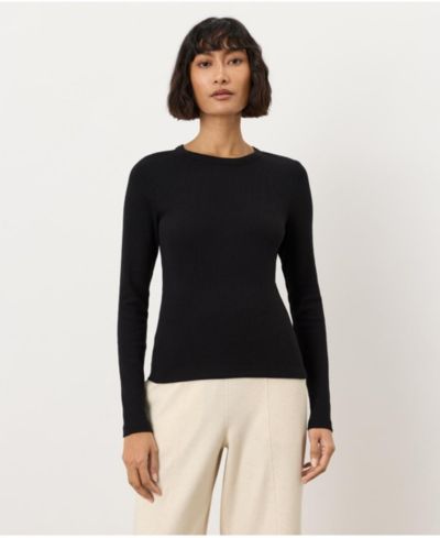 Длинный рукав Pact Women's Organic Cotton Perfect Rib Layering