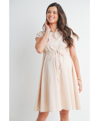 Платье-рубашка Hello Miz Maternity Button Front Empire Waist