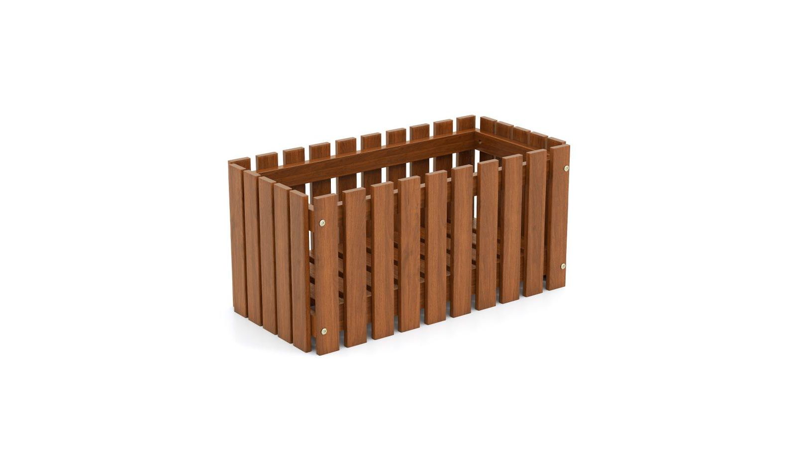 Slickblue Wooden Raised Planter Box for Flower and Vegetable Gardening