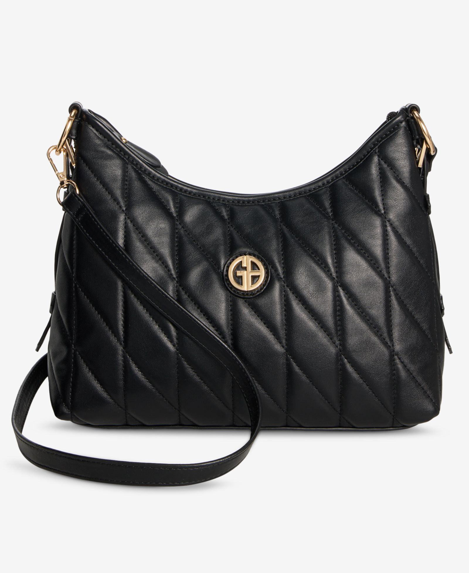 Giani Bernini Small Quilted Soft Shoulder Crossbody, Exclusively at Macy's