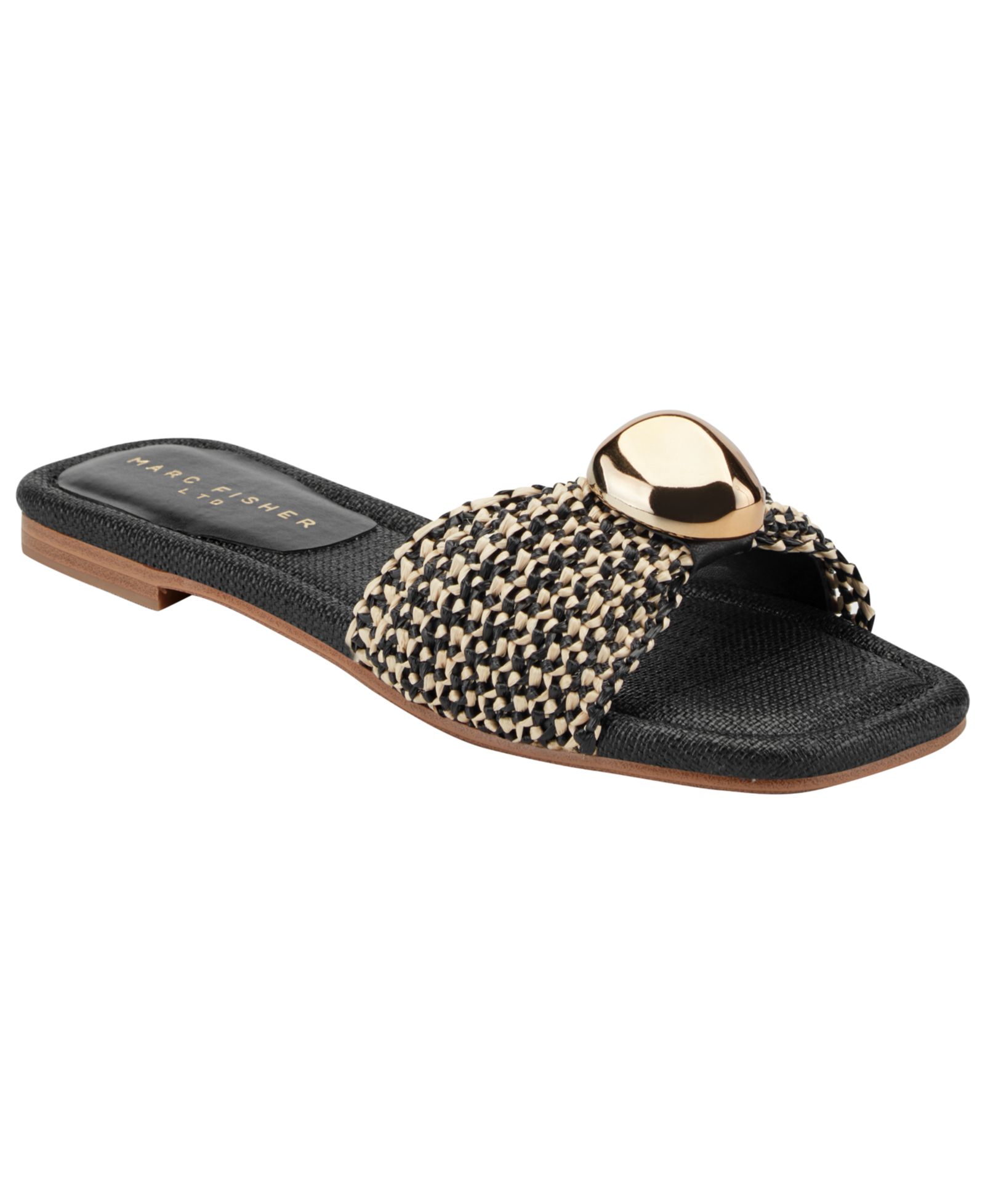 Сандалии Marc Fisher LTD Women's Nalena Ornamented Woven Flat