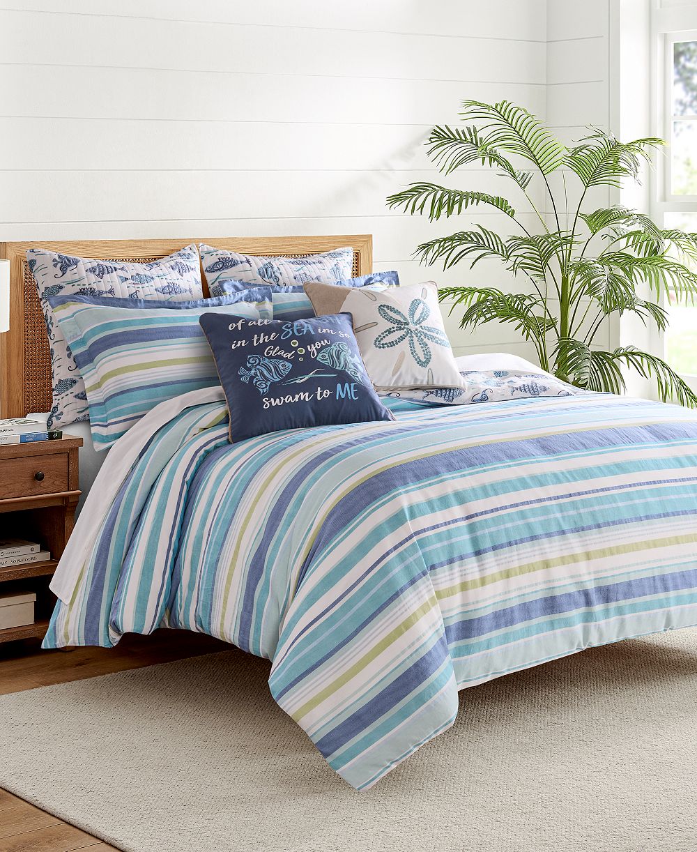 Комплект из 3 одеял Levtex Home Laida Beach, двусторонний, King