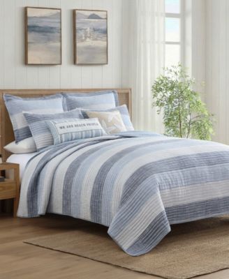 Levtex Home Текстурированное покрывало Sand Stripes, King