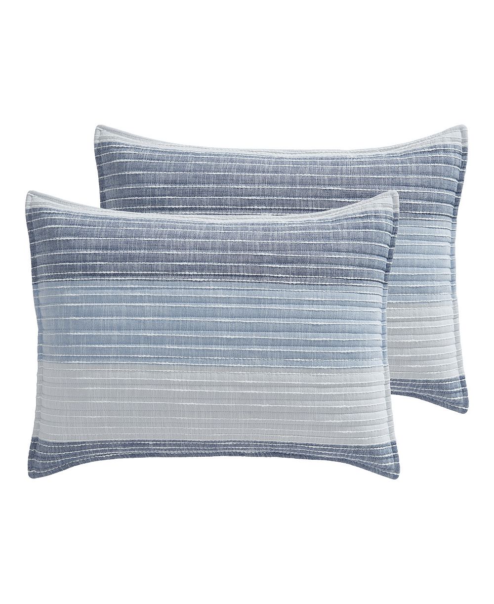 Levtex Home Sand Stripes 2-Piece Pillow Sham Set, Standard