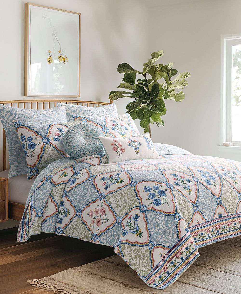 Реверсивное стеганое покрывало Levtex Home Zoey King