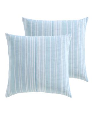 Levtex Home Boracay Stripe Muslin 2-Pc. Sham Set, European