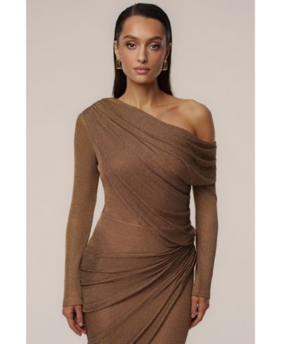 JLUXLABEL Women's Opulent Metallic Bodysuit