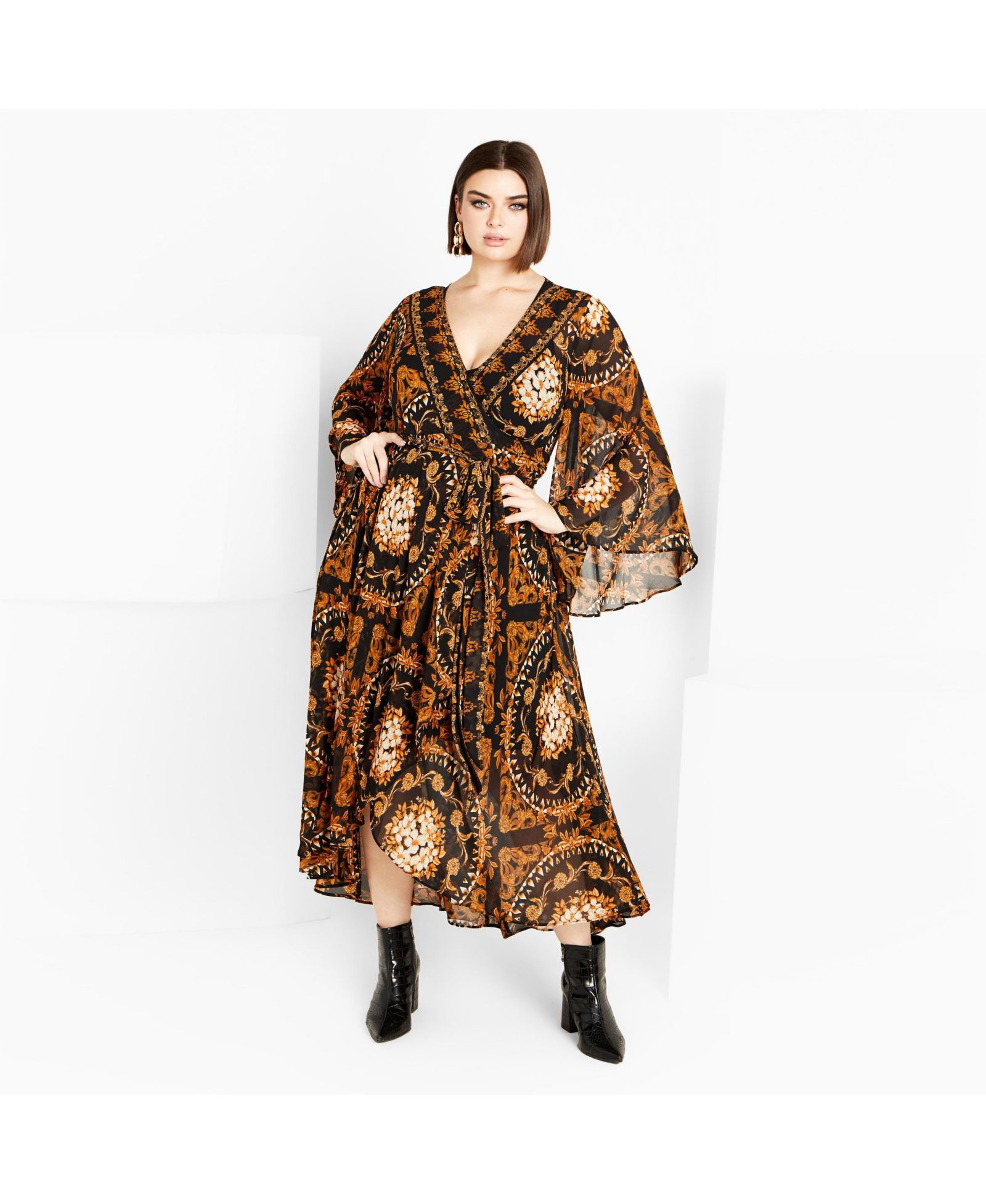 CITY CHIC Женское платье Maxi Freya Placement