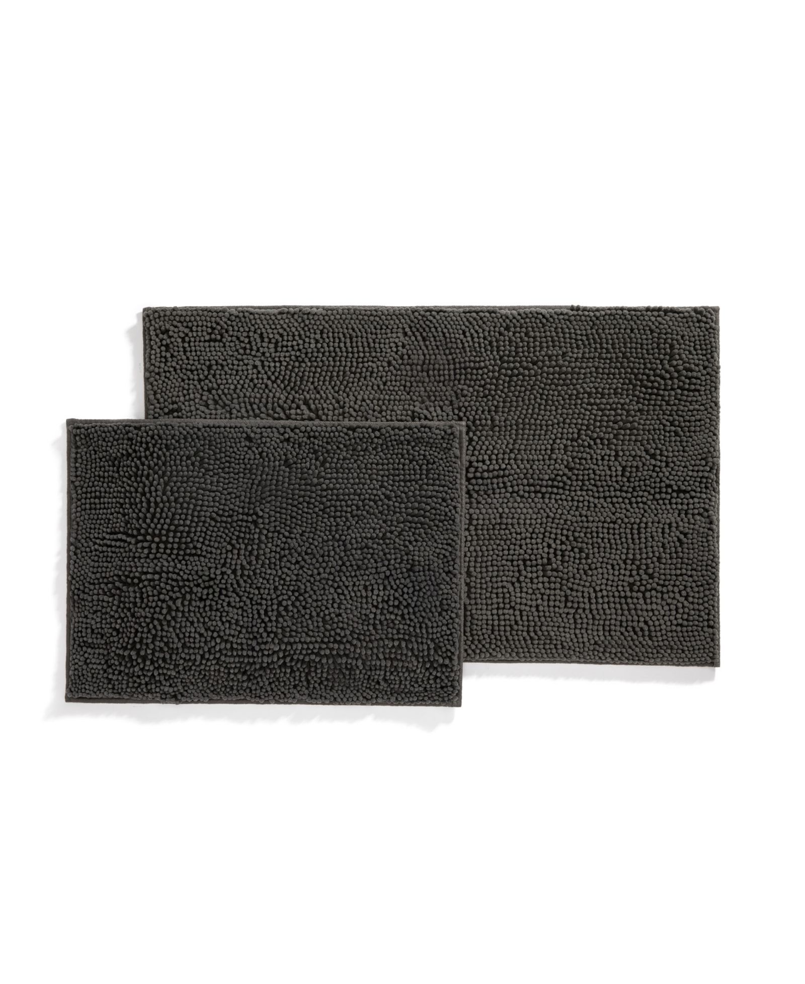 ienjoy Home Soft Absorbent Chenille 2-Piece Bath Mat Set