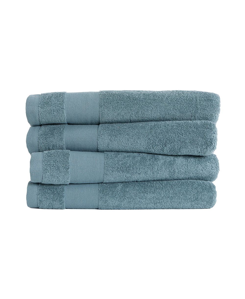 ienjoy Home 4-Piece Cotton Bath Towels Set, 54" x 30"