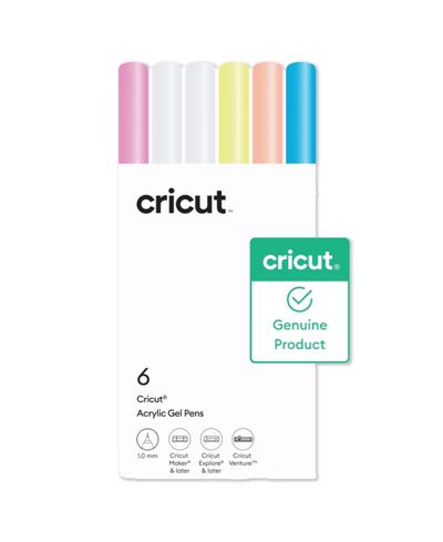 Cricut набор акриловых гелевых ручек 6 шт Fine Tip