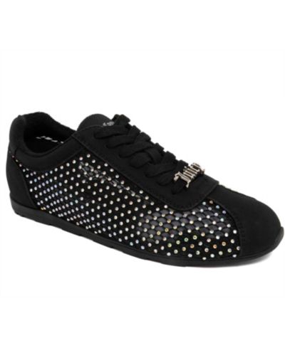Juicy Couture Women's Flirt Rhinestone Mesh Lace-Up Sneakers