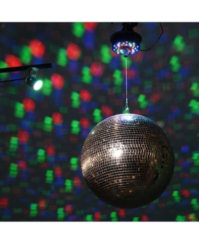 Yescom комплект вращающегося RGB прожектора Disco Mirror Ball для вечеринок и клубов