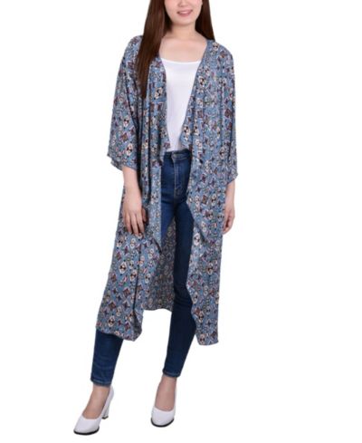 Женский длинный кардиган NY Collection с рукавом 3/4