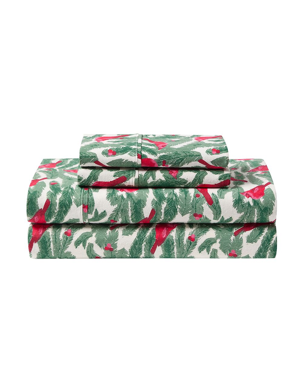 Комплект из 4 простыней Hallmark Brushed Cotton Flannel, Full
