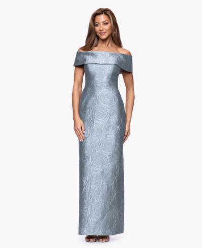 Платье XSCAPE Petite Off-The-Shoulder Sheath Gown