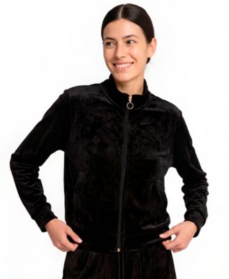 Женская куртка Puma Ess с полным zipper и воротником-стойкой из велюра