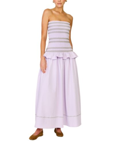 Платье макси Line & Dot Женское Amnesia Strapless A-Line