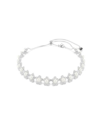 Ожерелье-чокер Ariana Grande X Swarovski® из перламутра с родиевым покрытием