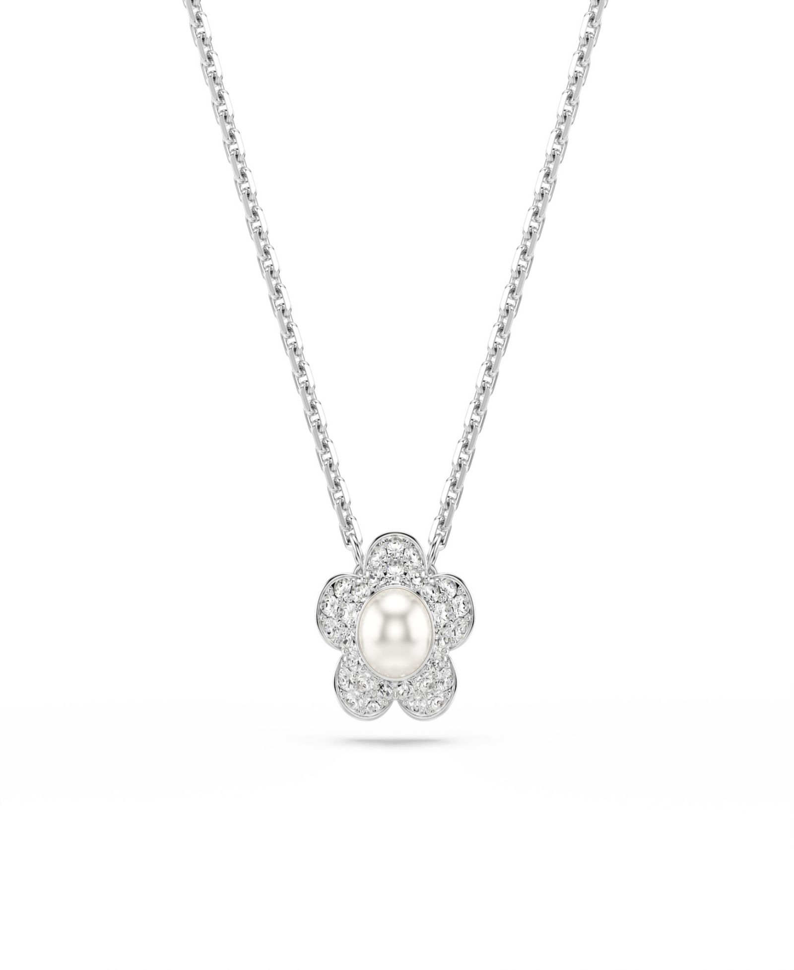 Подвеска-кулон Ariana Grande x Swarovski® Rhodium Plated Mother of Pearl Flower