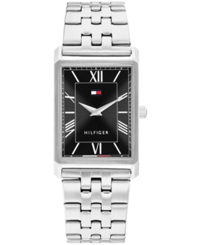Мужские наручные часы Tommy Hilfiger Quartz Silver Tone Stainless Steel Bracelet, 25.5 mm