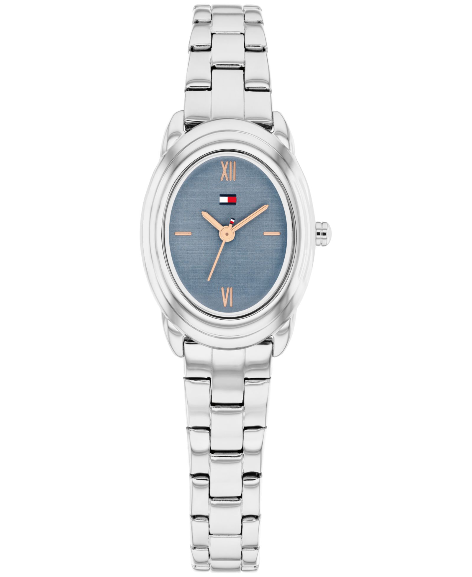 Tommy Hilfiger Women's Quartz Silver Tone Stainless Steel Bracelet Watch, 21.5mm