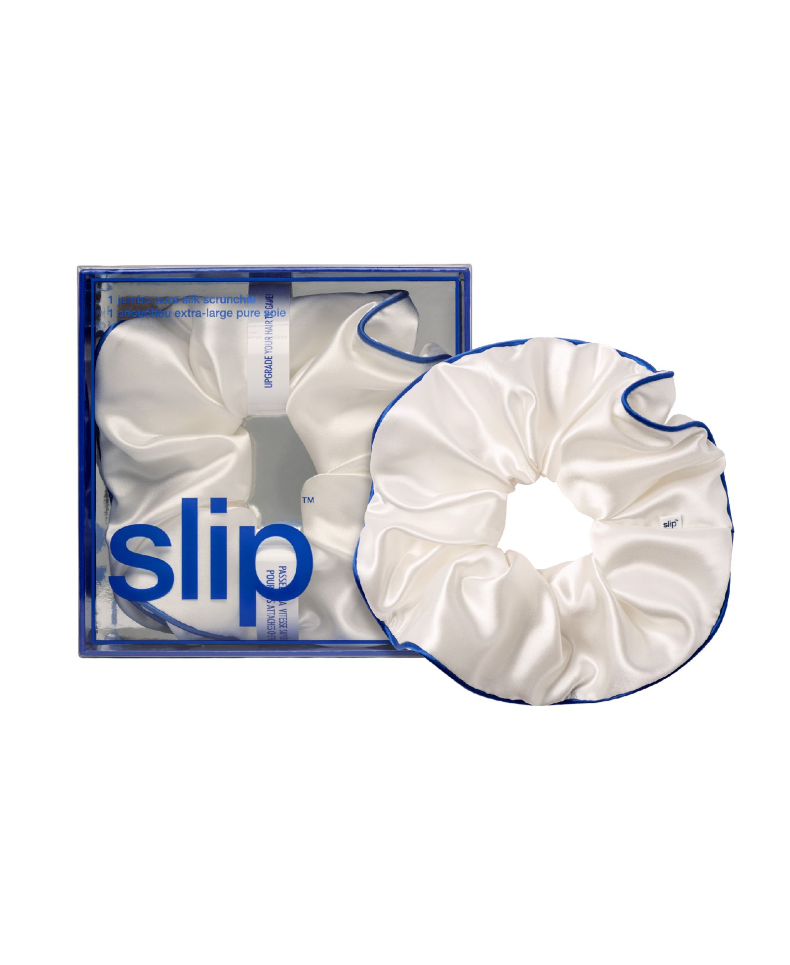 Шелковая резинка для волос Slip Courtside Pure Silk Jumbo Scrunchie