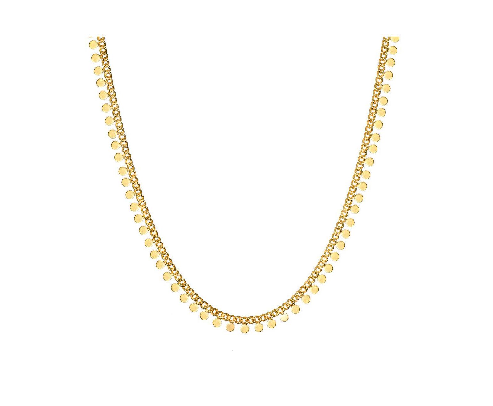 Satya Jewelry Shine a Light Coin Chain Necklace