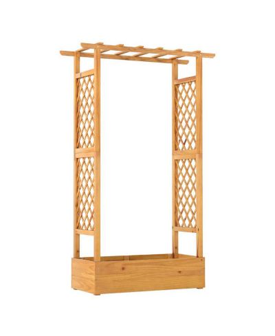 Садовая грядка Slickblue Wood Raised 70" с решеткой