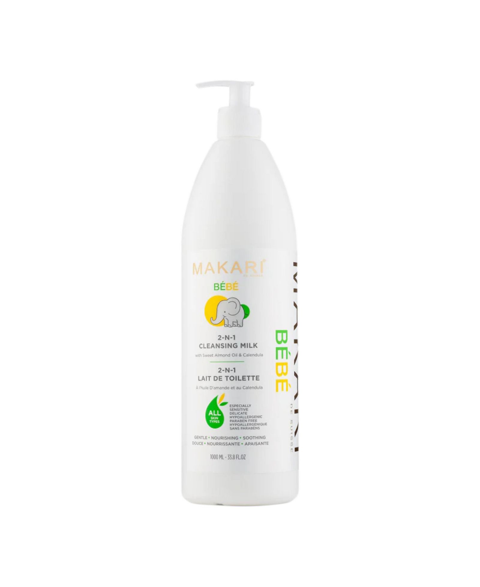 Молочко для очищения кожи Makari Baby 1000 ml