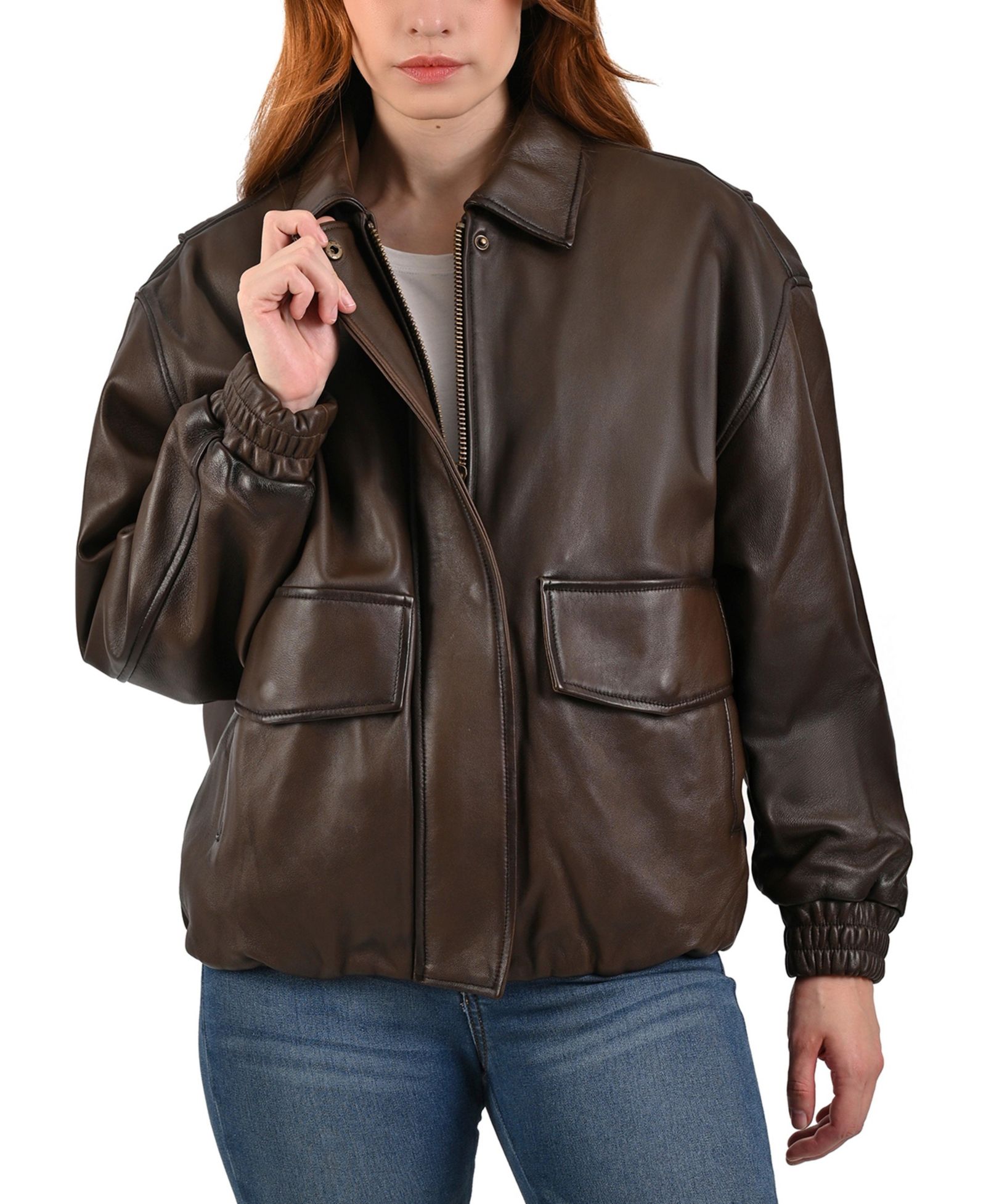 Женская кожаная куртка Frye Lamb leather Jacket