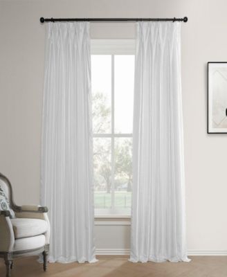 Шторы Half Price Drapes, фальш-плиссе, черный шелк