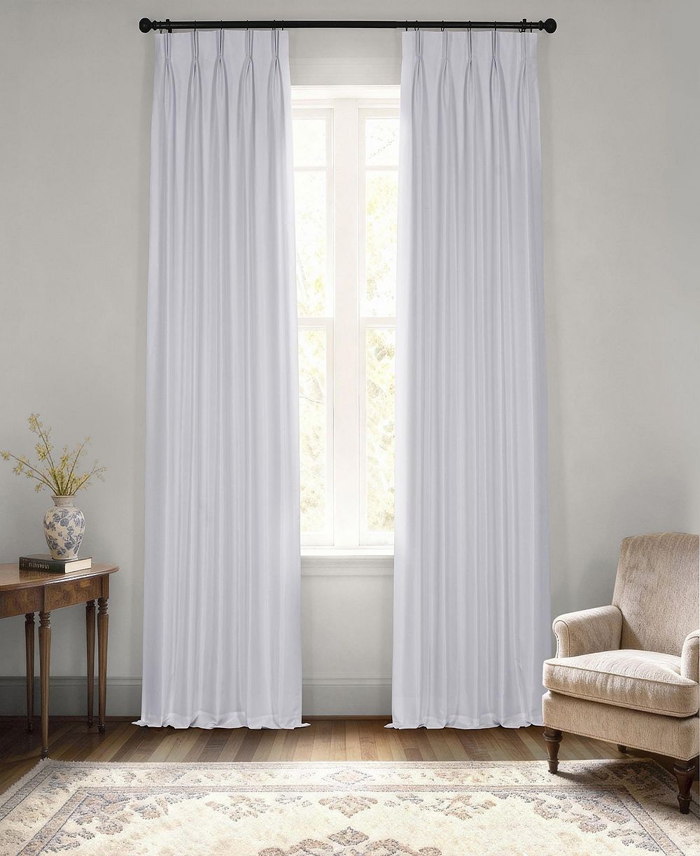 Шторы Half Price Drapes French Pleat Vintage Textured Faux Dupioni Silk Blackout Curtain