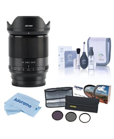 Viltrox AF 28mm f/1.8 STM Lens for Sony E, with 55mm Filter Kit