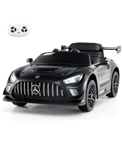 Детская игрушечная машина Mecale 12V Mercedes-AMG GT3 с регулируемой скоростью