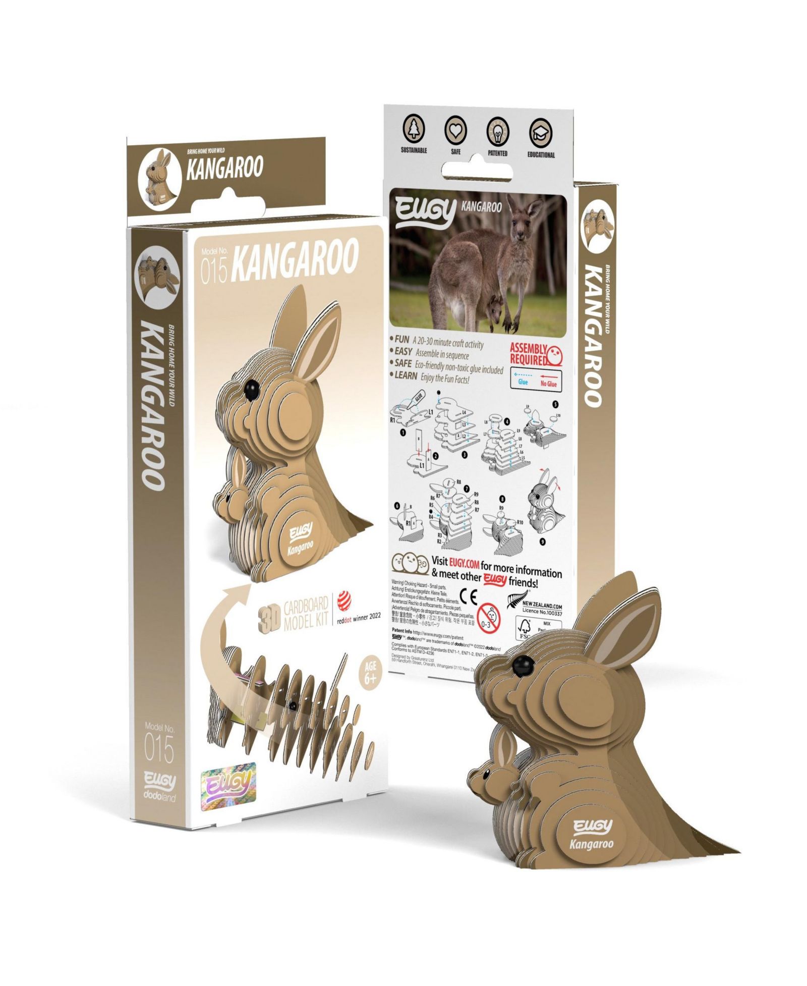 3D-пазл Eugy Kangaroo