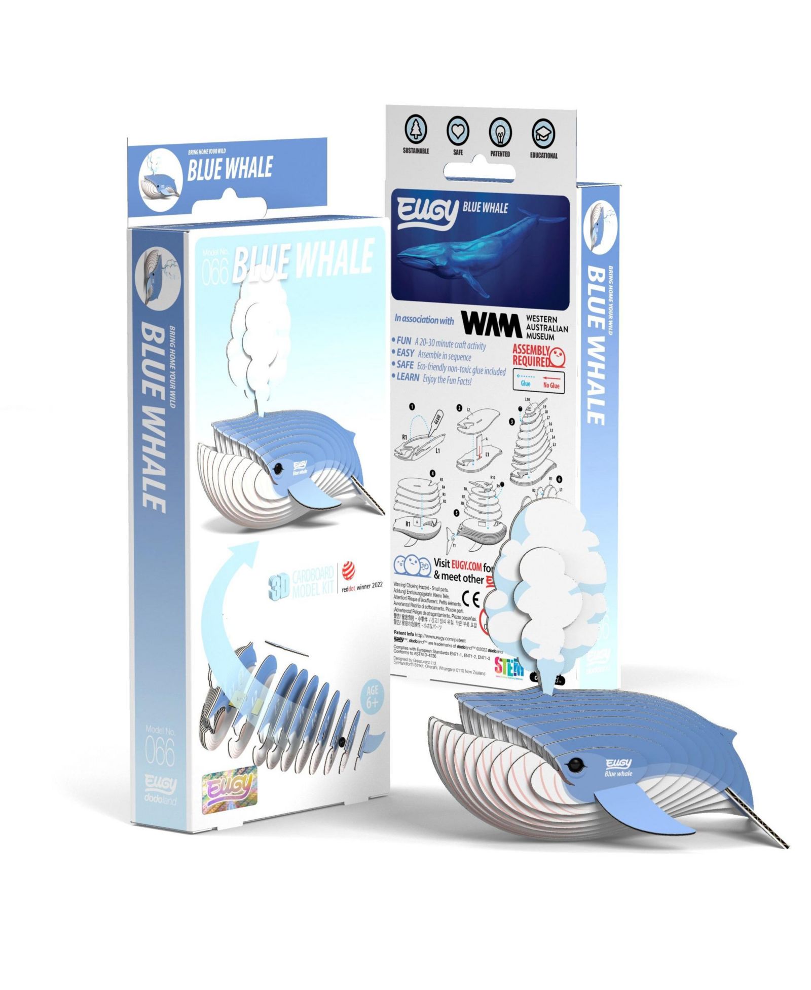 Eugy Whale 3D Puzzle 3D пазл Eugy