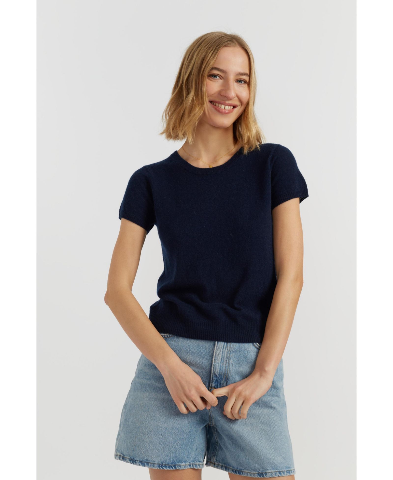 Chinti & Parker Women's Chinti and Parker Air Pure Cashmere T-Shirt