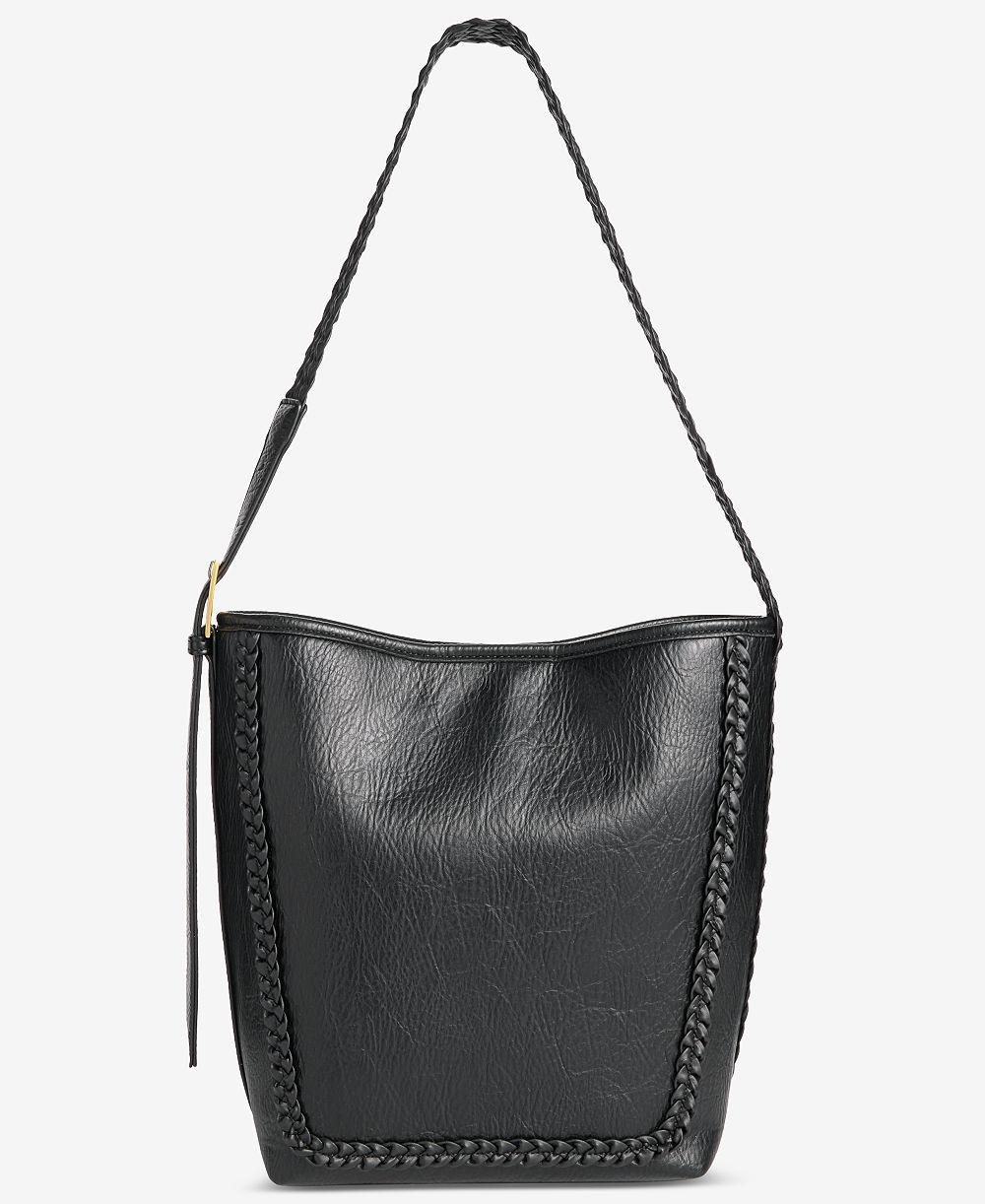 Style & Co Braided-Edge Soft Bucket Bag, Macy's Exclusive